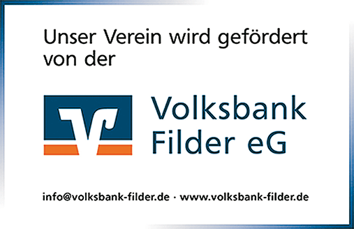 Bild der Volksbank Filder eG, Sponsor der OG Neuhausen/Filder